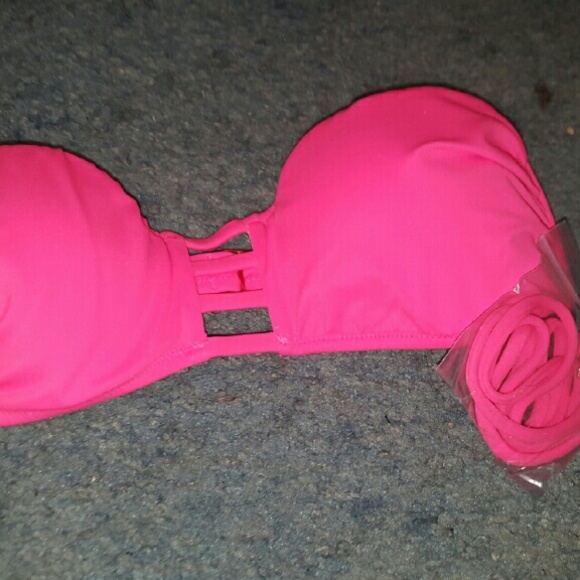 Victoria's secret pink bikini top bandeau