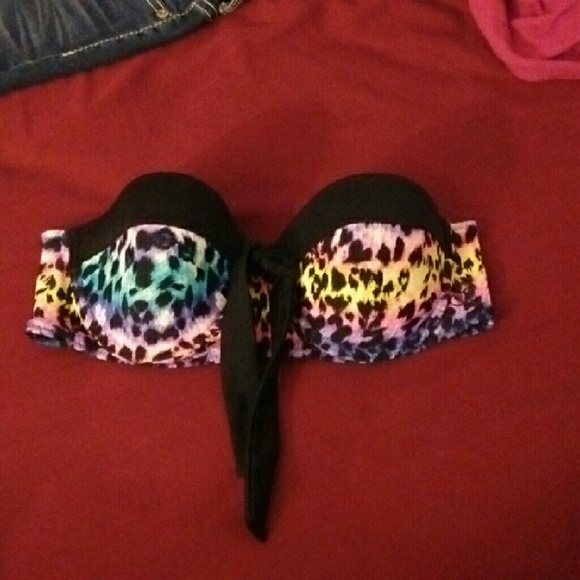 Multi colored bikini top