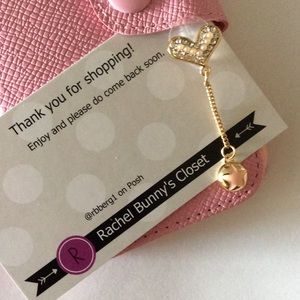 💛Gorgeous bling heart star dust plug charm💛