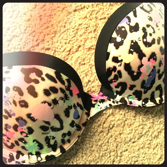 Super Cute Leopard print Pink VS bra