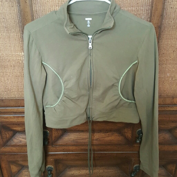 Gap Body athletic crop zip up. - Picture 1 of 2