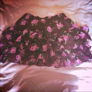 A&F Floral Skirt