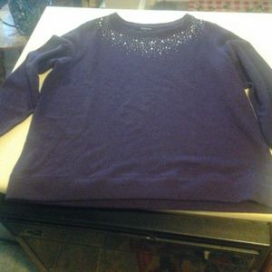 Purple Sparkley Sweatshirt Size 1X