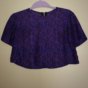 Silence + Noise Flowy Crop Top