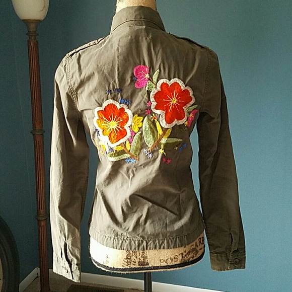 lucky brand embroidered jacket