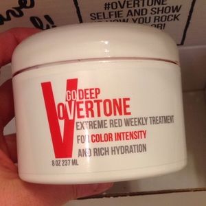 Overtone Go Deep Conditioner in Extreme Red