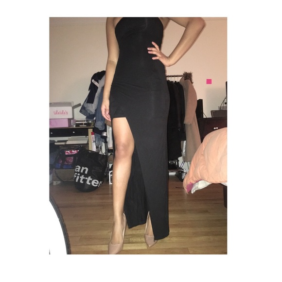 High slit dress