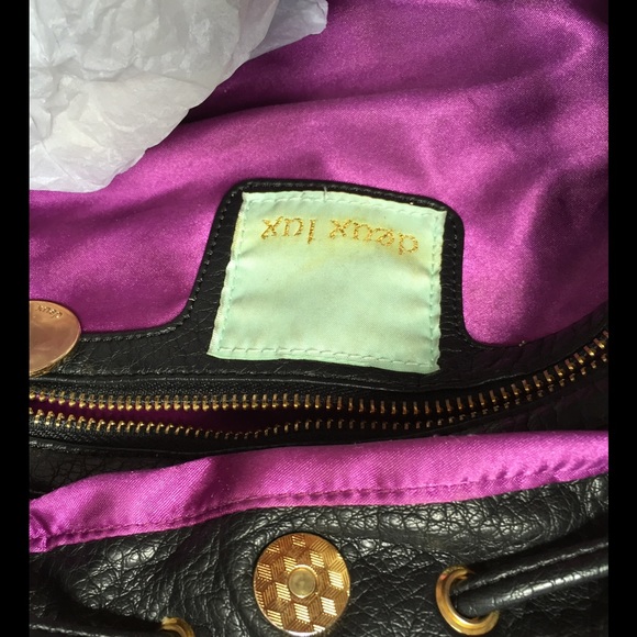 Barneys New York Deux Lux slouch bucket Handbag - Picture 4 of 8