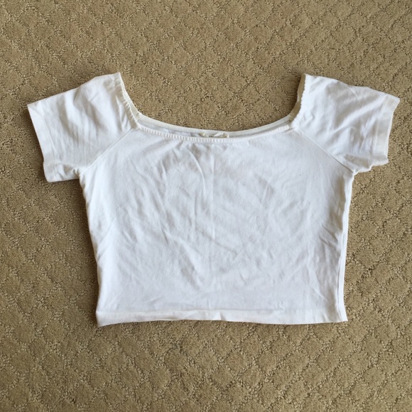 white forever 21 crop top