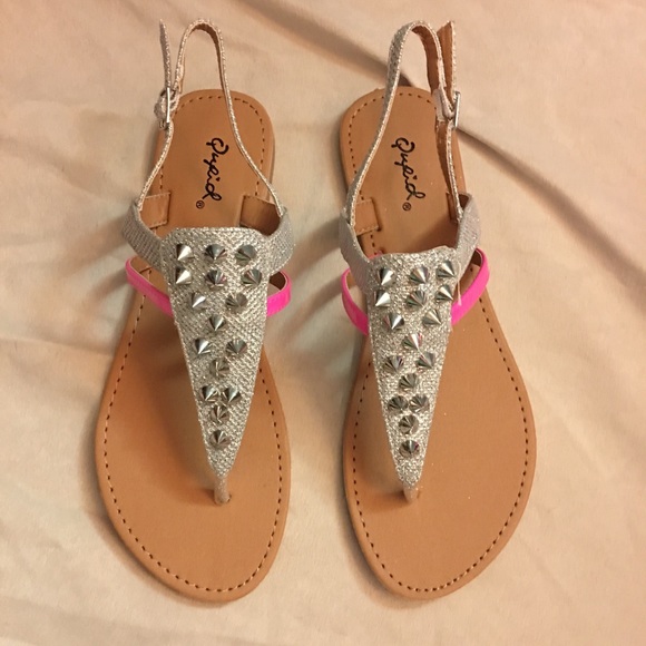 Qupid Shoes - Flash sale Studded sandals