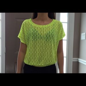 Highlighter Yellow Top