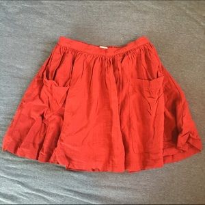 Gauzy Red Ecoté Mini With Pockets