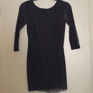 Pins & Needles Black Lacey Dress