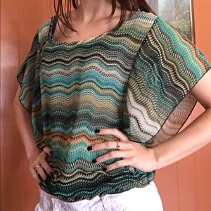 Multi-colored blouse!