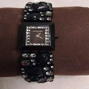 Michael Kors Black & Swarvoski Crystals