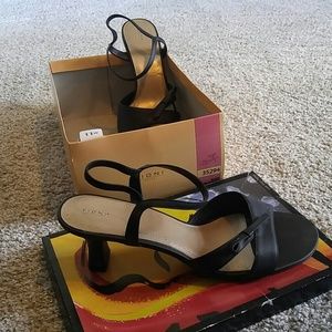 Black heels by fioni (payless shoe) size 11w