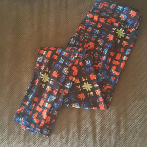 Legging LuLaRoe Vert Patriotique - Taille Jeune S/M - Occasion Très Bon état