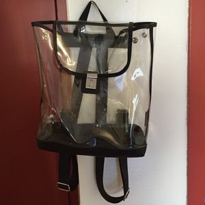 Trendy Clear Plastic Backpack