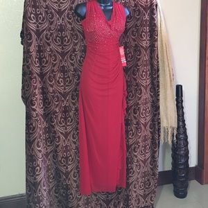 Red jeweled Dress