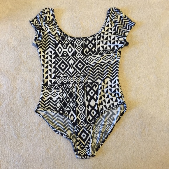 Aztec Print Body Suit - Picture 2 of 2