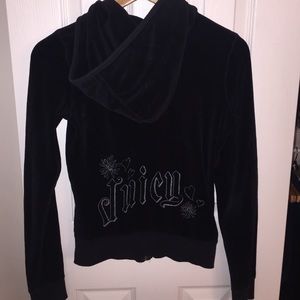 Juicy Couture Black Zip Up Hoodie