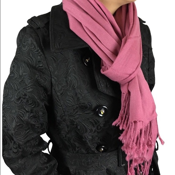 Lil+Lo Pashmina Wrap Style Scarf New BLACK - Picture 6 of 7