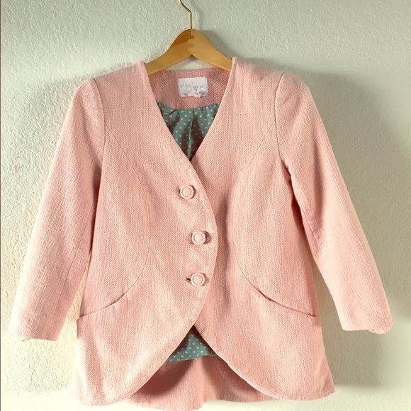 Baby pink 3/4 sleeve Electric Love Light peacoat