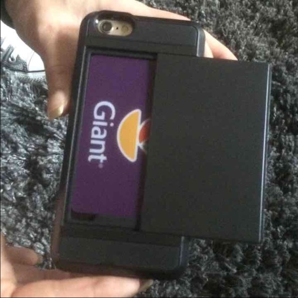 Card holder , cover iPhone 6 6S black