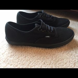 All black Vans!