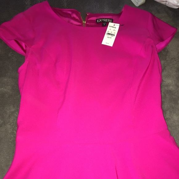 Fuchsia peplum top! Beautiful