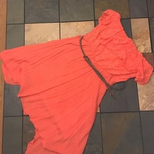 💥S O L D💥 🌞Gorgeous  summer Orange Dress 🌞