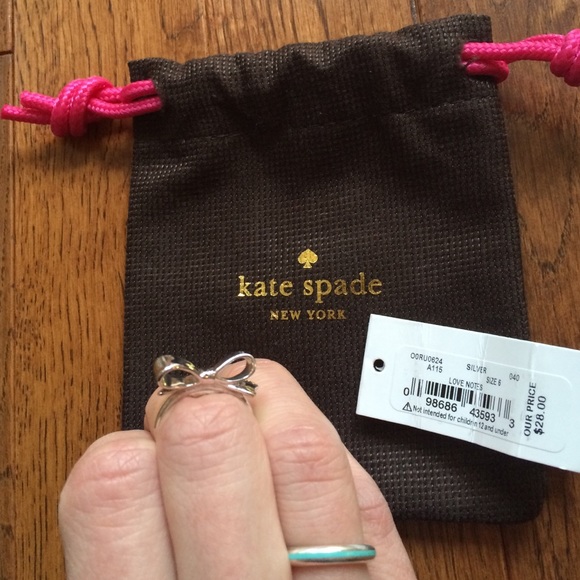 Kate Spade Love Notes Bow Ring