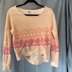 Open neck sweater