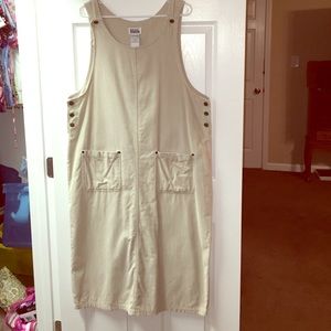 ~*🌻Basic Edition Corduroy Tan Jumper Dress 🌻~*