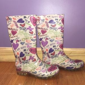 Coach Poppy Rainboots