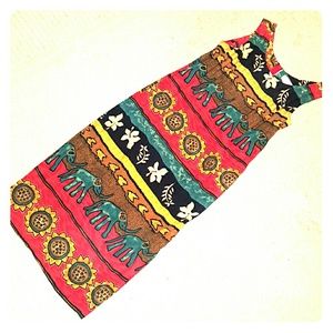 Vibrant loose fitting day dress