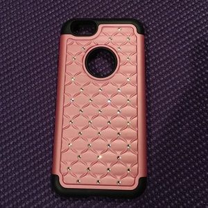 6s pink diamond phone case