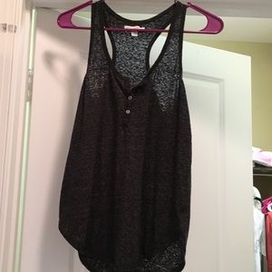Charcoal grey tank top