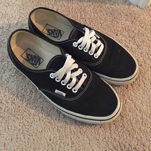 Black vans size 9