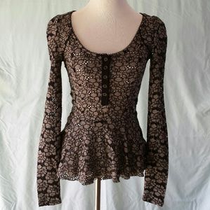 Free People Long Sleeve Top