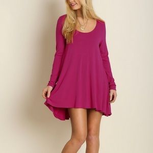 Raspberry Umgee Tunic