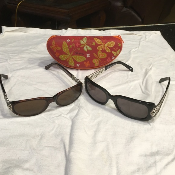 2 pair of Brighton sunglasses w 1 Brighton case