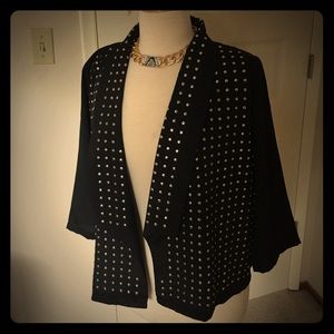 Rock & Republic studded light jacket size 12