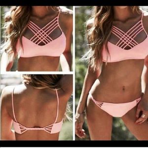 NWOT Cute Strappy swim top