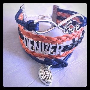 Denver Broncos Infinity Bracelet NEW