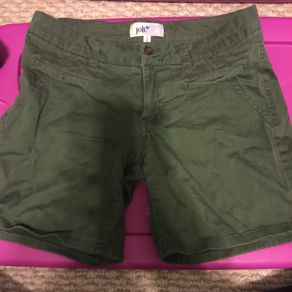 Green shorts