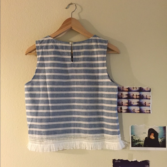 Denim Stripe Top - Picture 3 of 3
