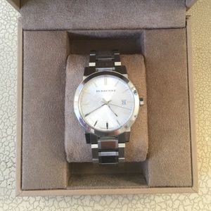 Men's Burberry Swiss Stainless Steel Watch 38mm