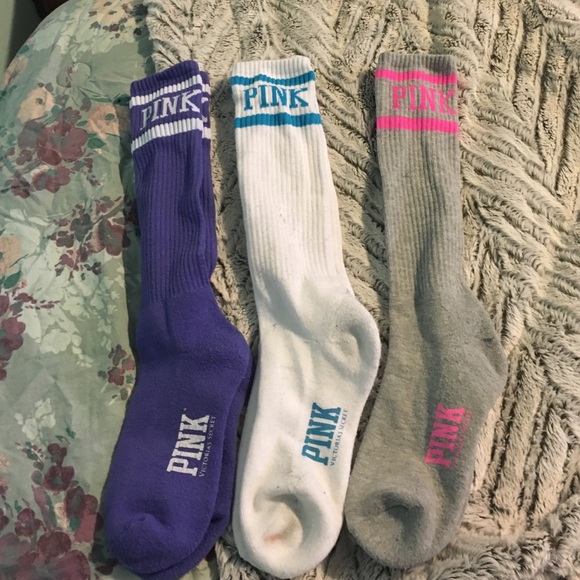 Pink long socks
