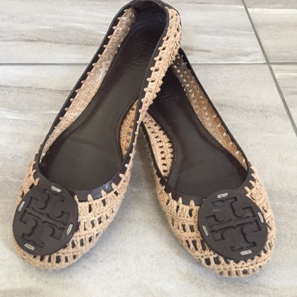 Tory Burch weave ballerina flats